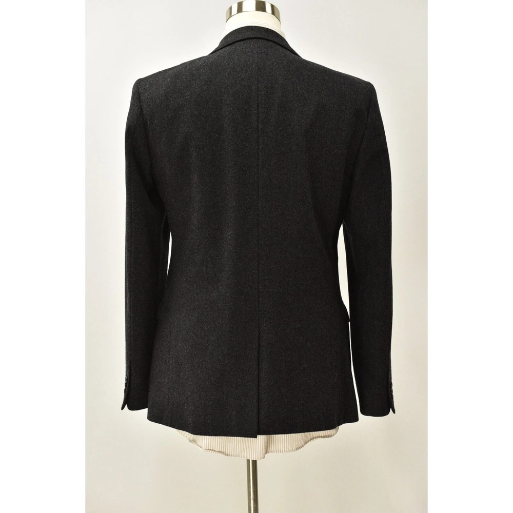 7 Diamonds Wool Blazer Mens L Charcoal Gray Slim Fit 2 Button Sport Coat - Picture 5 of 5